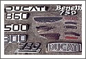 Ducati & Benelli Badges